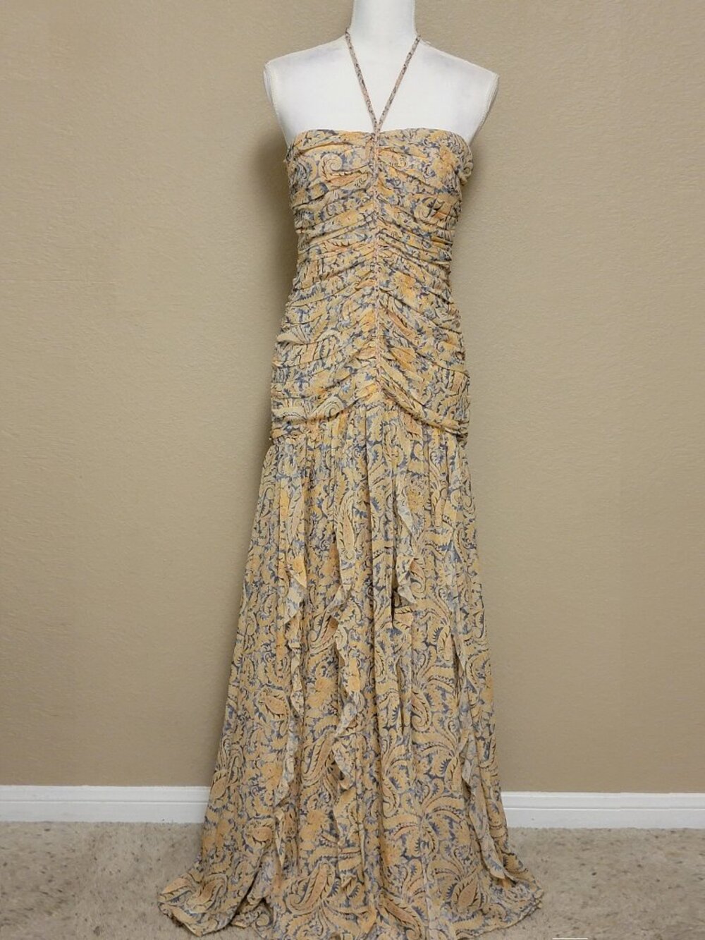 Veronica Beard Lucine Paisley Silk Gown - Picture 2 of 16